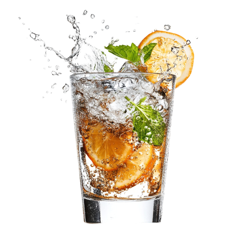 The Lounge cocktail with a splash